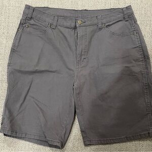 Dickies Men's Charcoal Flat Front Shorts